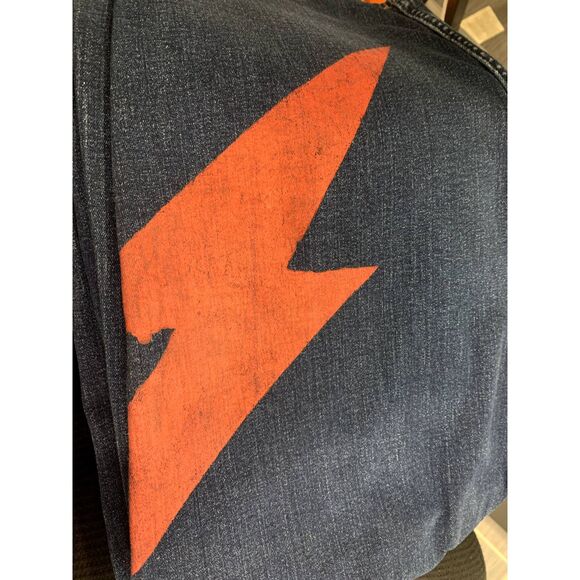 Levi's Engineered Jeans Red Tab LeJ Balloon Leg Tapered Painted Jeans  W32xL26 - Picture 4 of 10